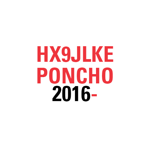 HX9JLKE PONCHO 2016-